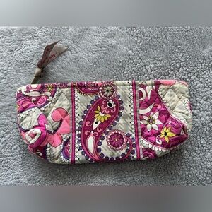 Retired Vera Bradley Brush & Pencil Paisley Meets Plaid